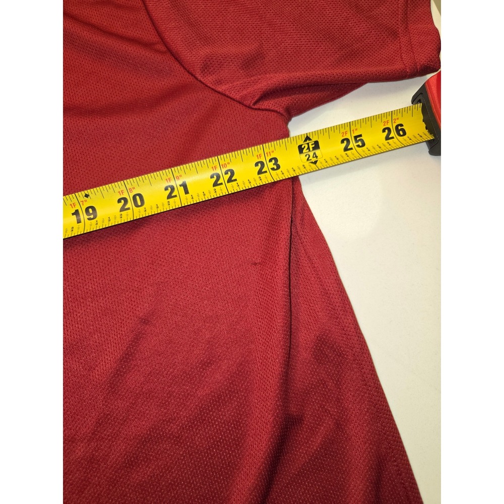 Nike Mens Legend Dri-FIT Training T-Shirt Red Heather Gym Workout Tee XXL - Picture 5 of 7